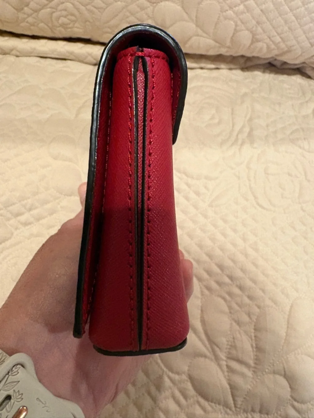 Kate Spade New York Newbury Lane Keira Clutch Red